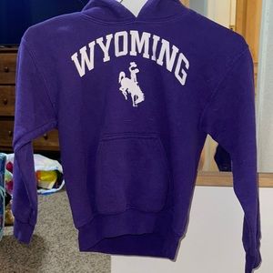Purple Wyoming Cowboy Sweatshirt